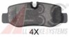 MERCE 4474200120 Brake Pad Set, disc brake